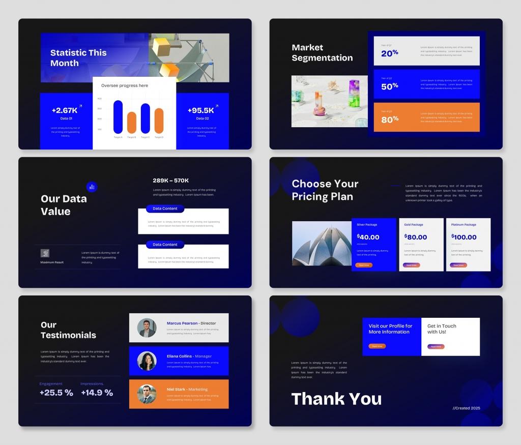 Dexa - AI Technology PowerPoint Presentation Template