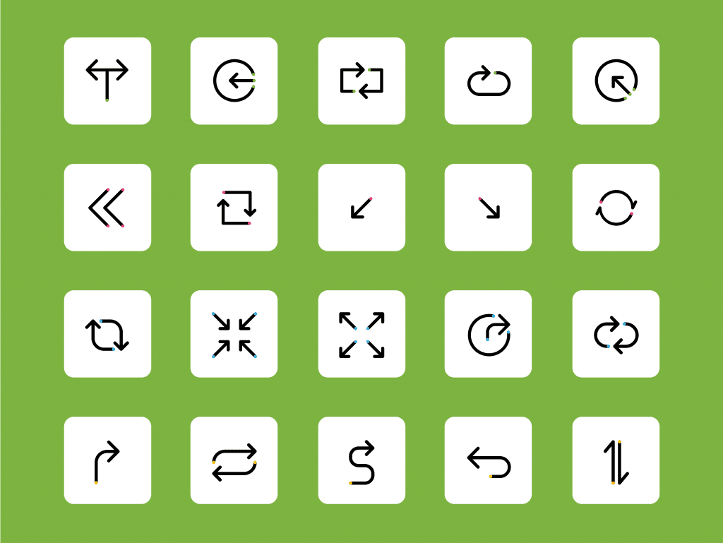 40 Arrows icon pack