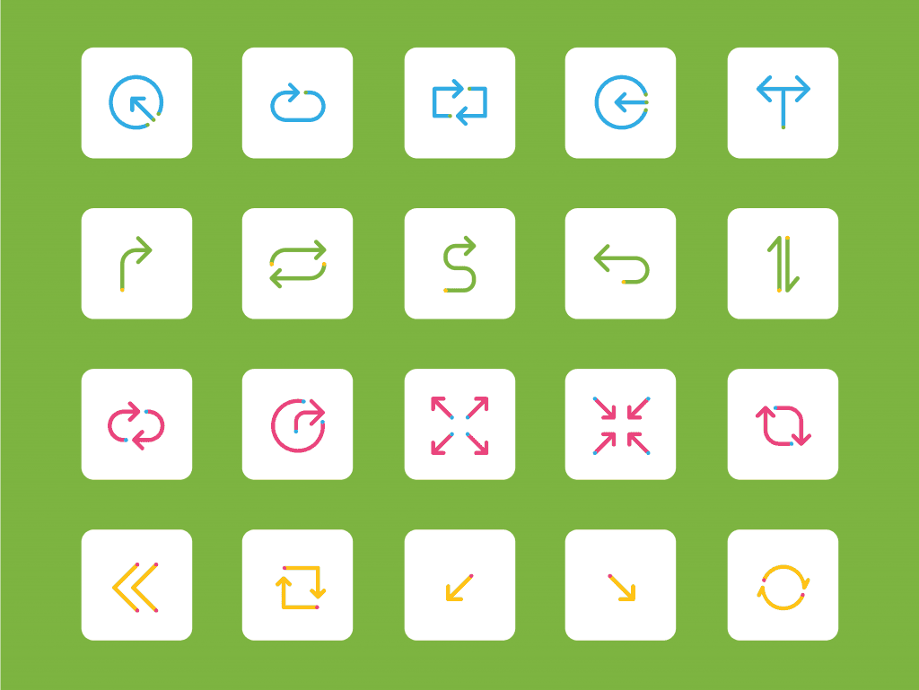 40 Arrows icon pack