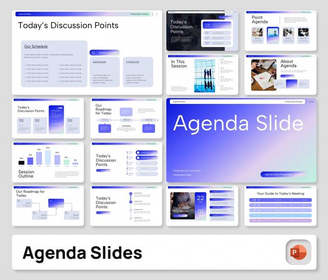 Agenda Slide PowerPoint Presentation Template