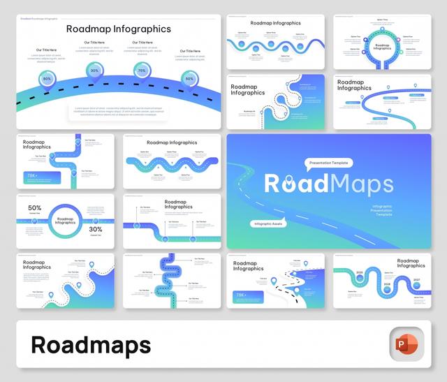 Roadmap Infographic PowerPoint Presentation Template