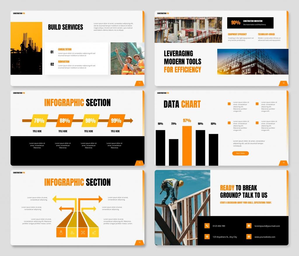 Construction Pro – PowerPoint Presentation Template