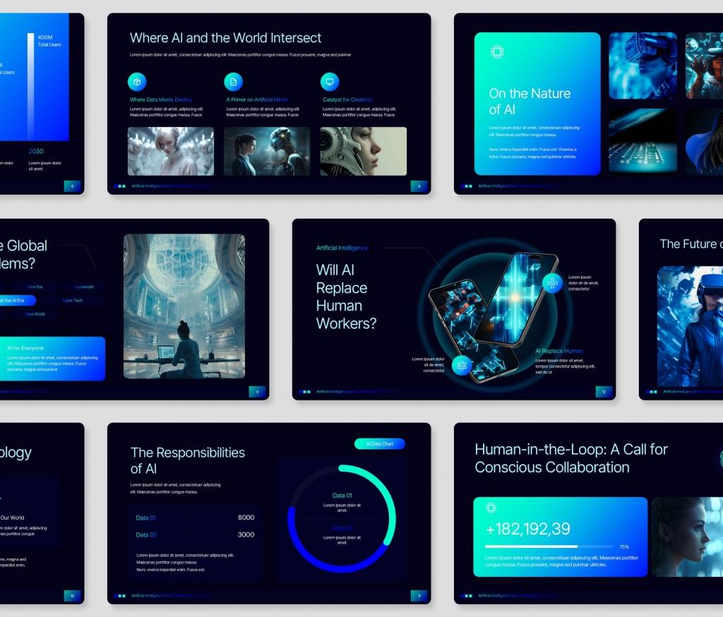 AI Technology PowerPoint Presentation Template