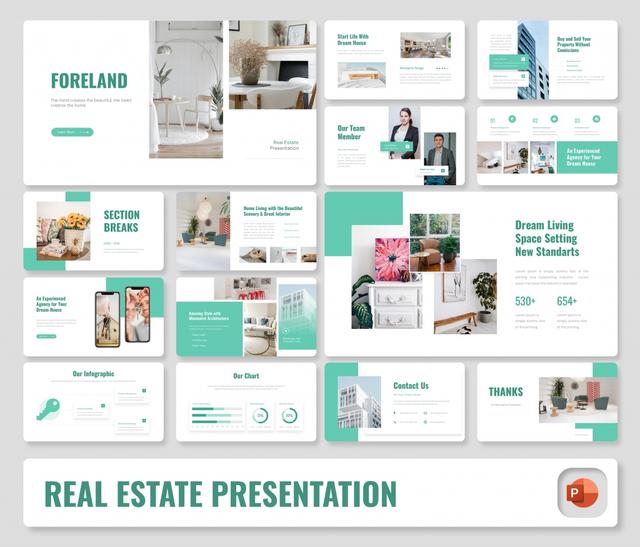 Foreland – Real Estate PowerPoint Presentation Template