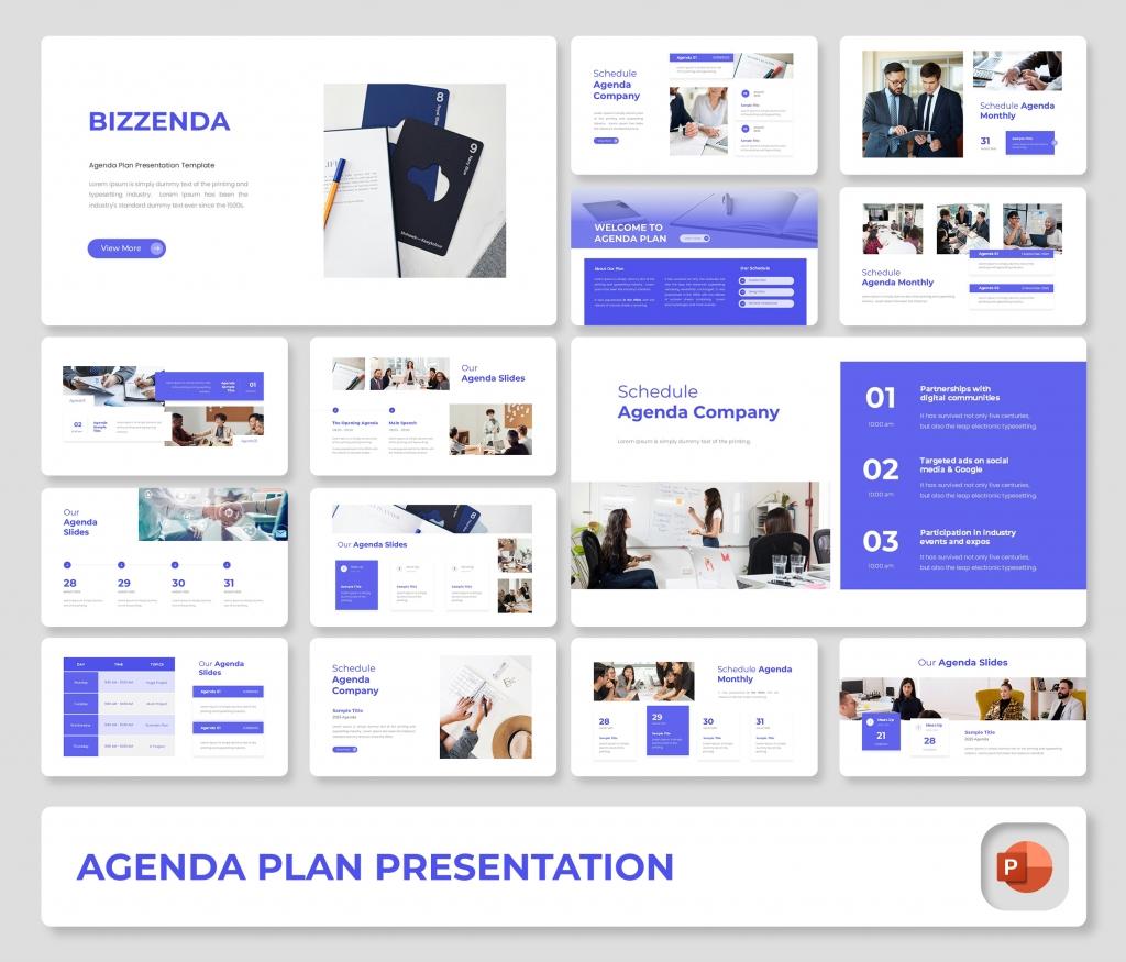 Bizzenda – Agenda PowerPoint Presentation Template
