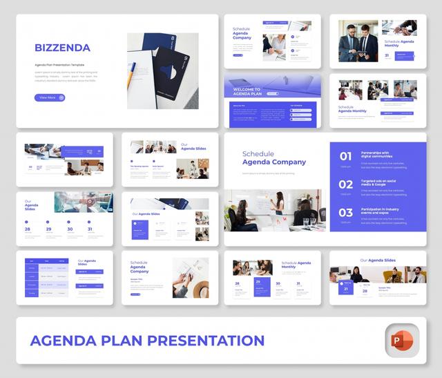 Bizzenda – Agenda PowerPoint Presentation Template