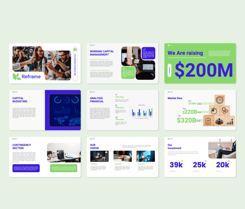 Reframe – Multipurpose PowerPoint Presentation Template