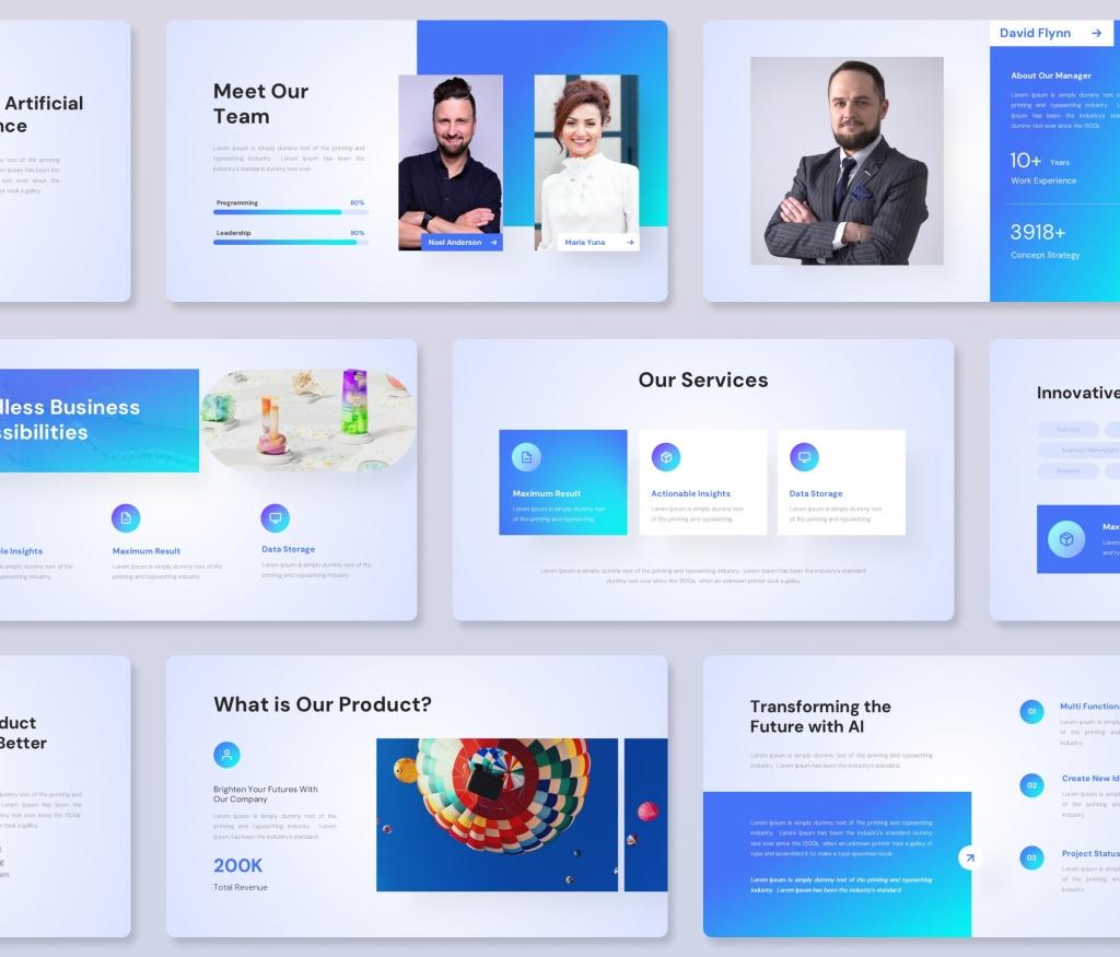 Argyus – AI Technology PowerPoint Presentation Template