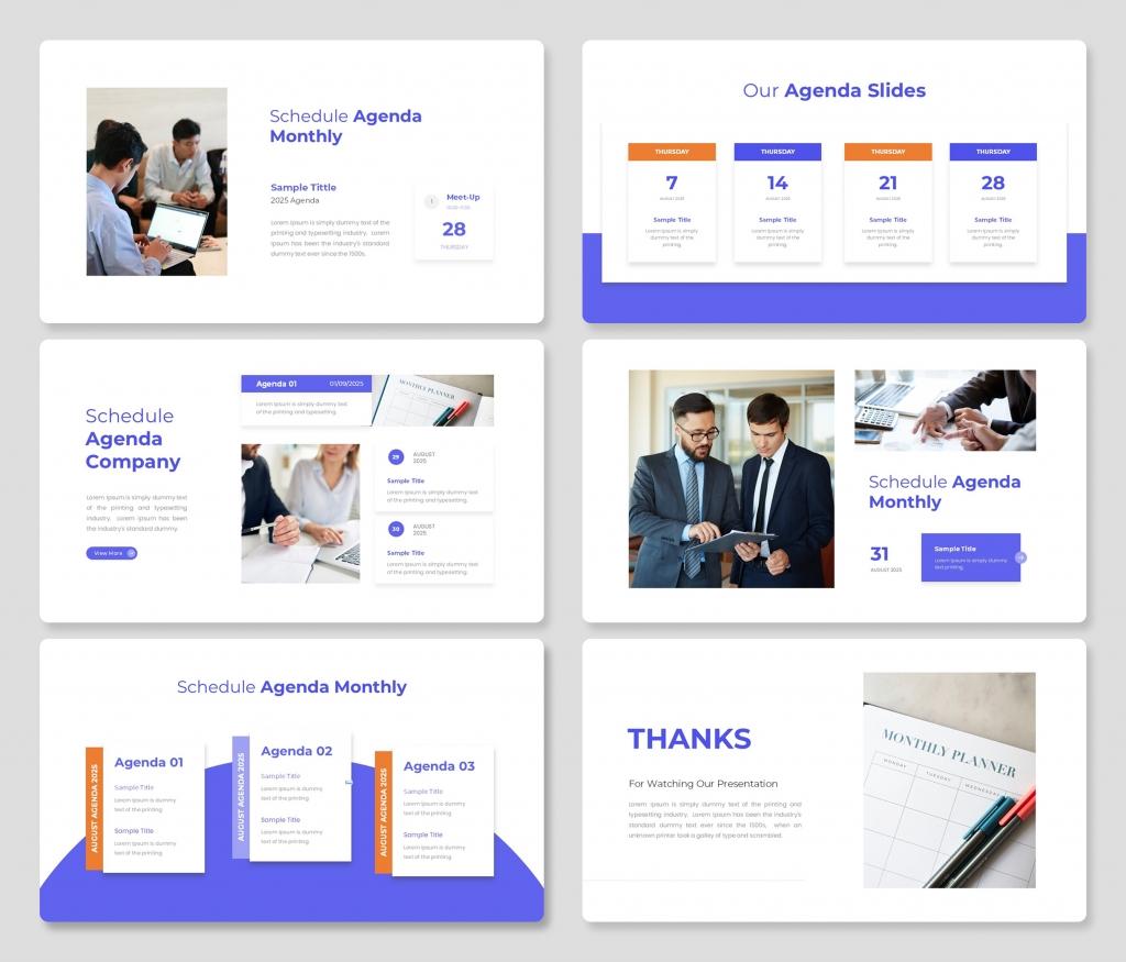 Bizzenda – Agenda PowerPoint Presentation Template