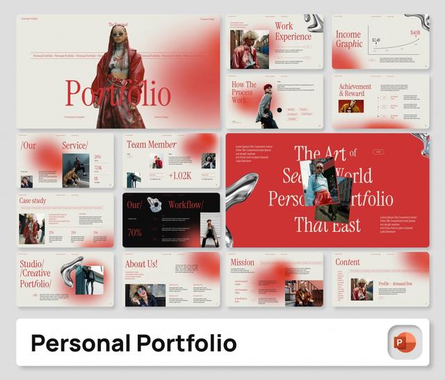 Persona Portfolio PowerPoint Presentation Template