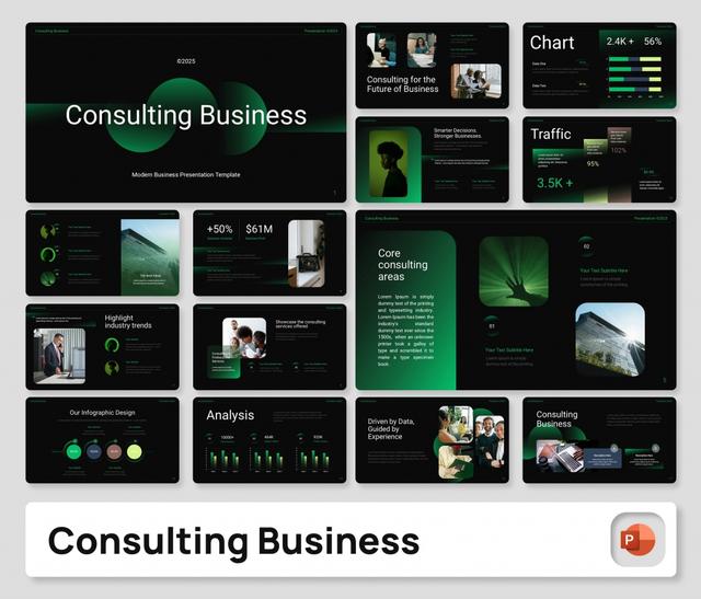 Consulting Business PowerPoint Presentation Template