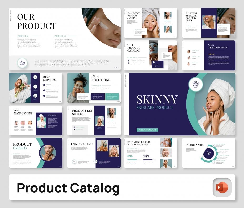 Skinny - Product Catalog PowerPoint Presentation Template
