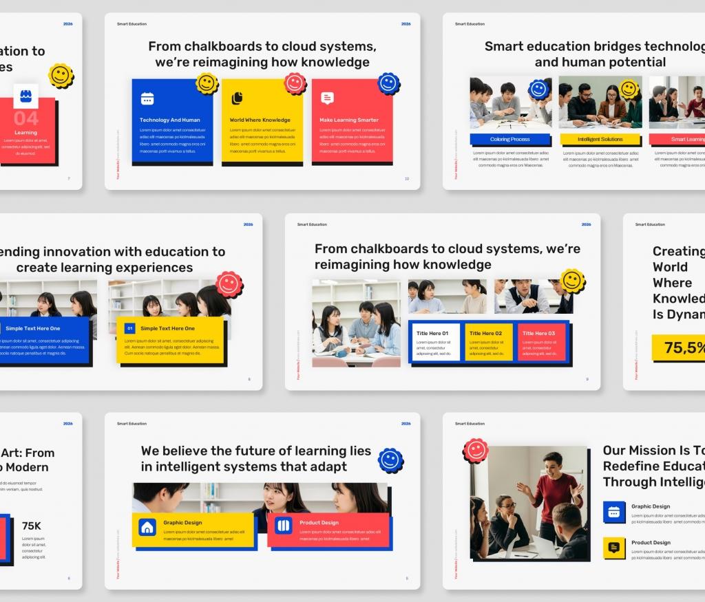 Smart Education PowerPoint Presentation Template
