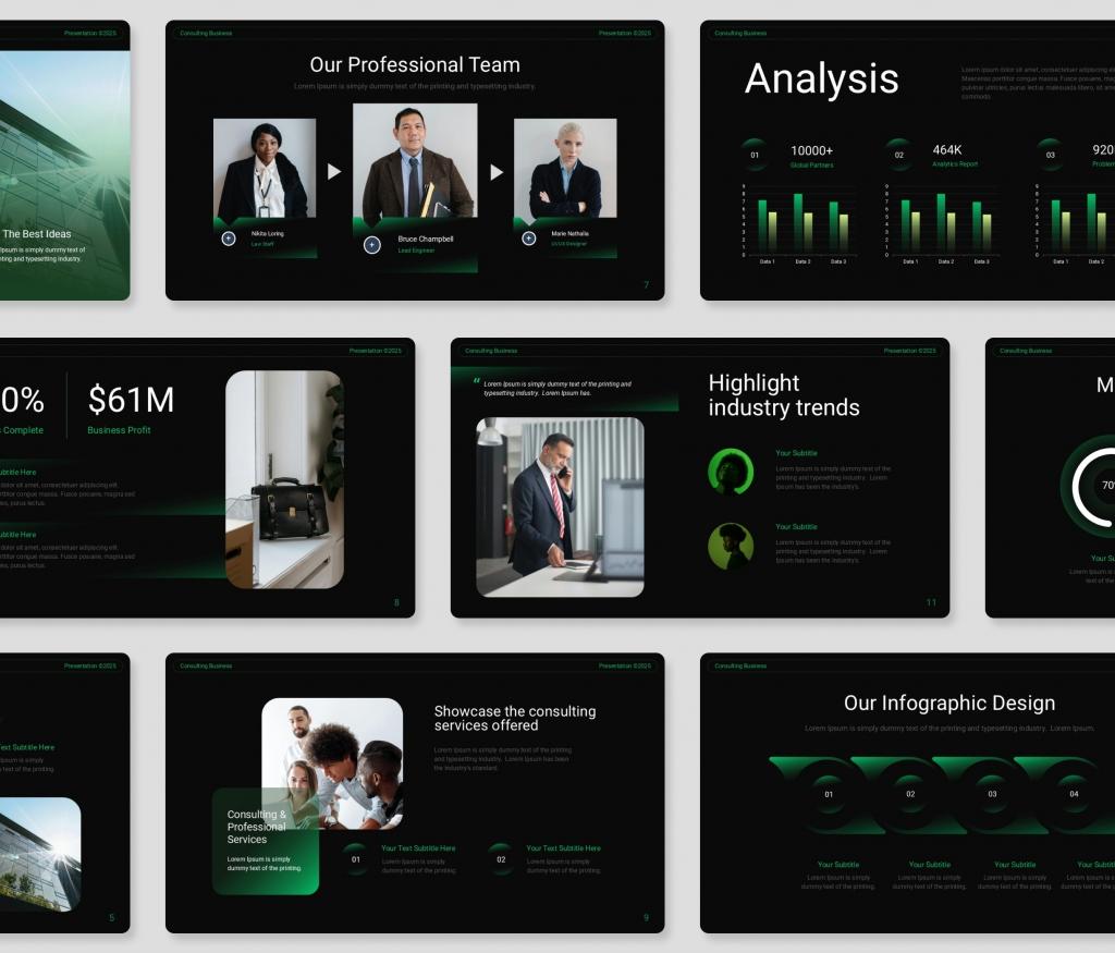 Consulting Business PowerPoint Presentation Template