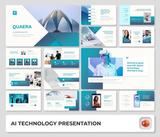 Quaera – AI Technology PowerPoint Presentation Template