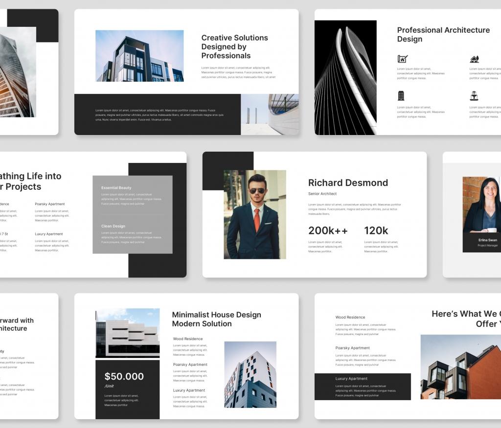 Archlin - Architecture PowerPoint Presentation Template