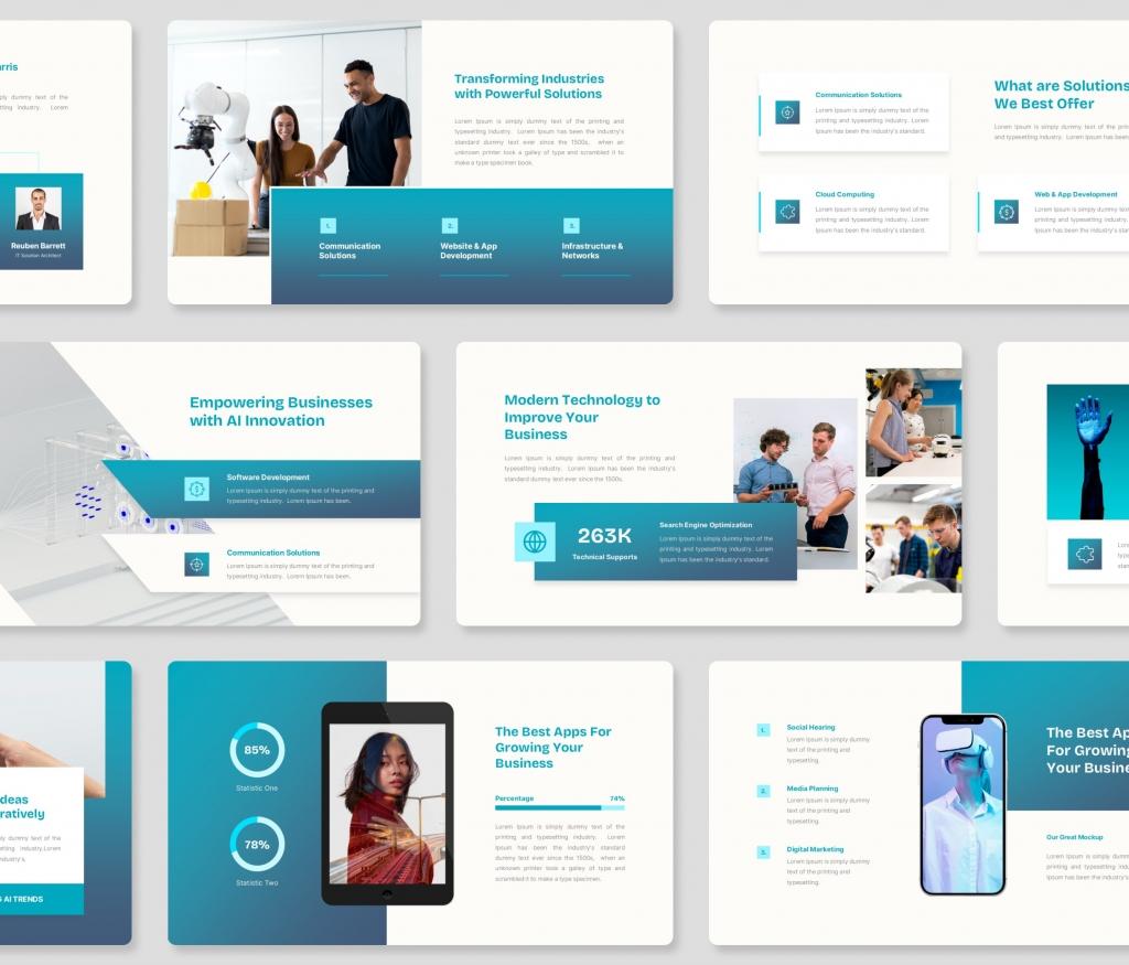 Quaera - AI Technology PowerPoint Presentation Template