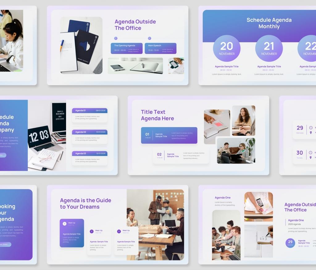 Bizgen - Business Agenda PowerPoint Presentation Template