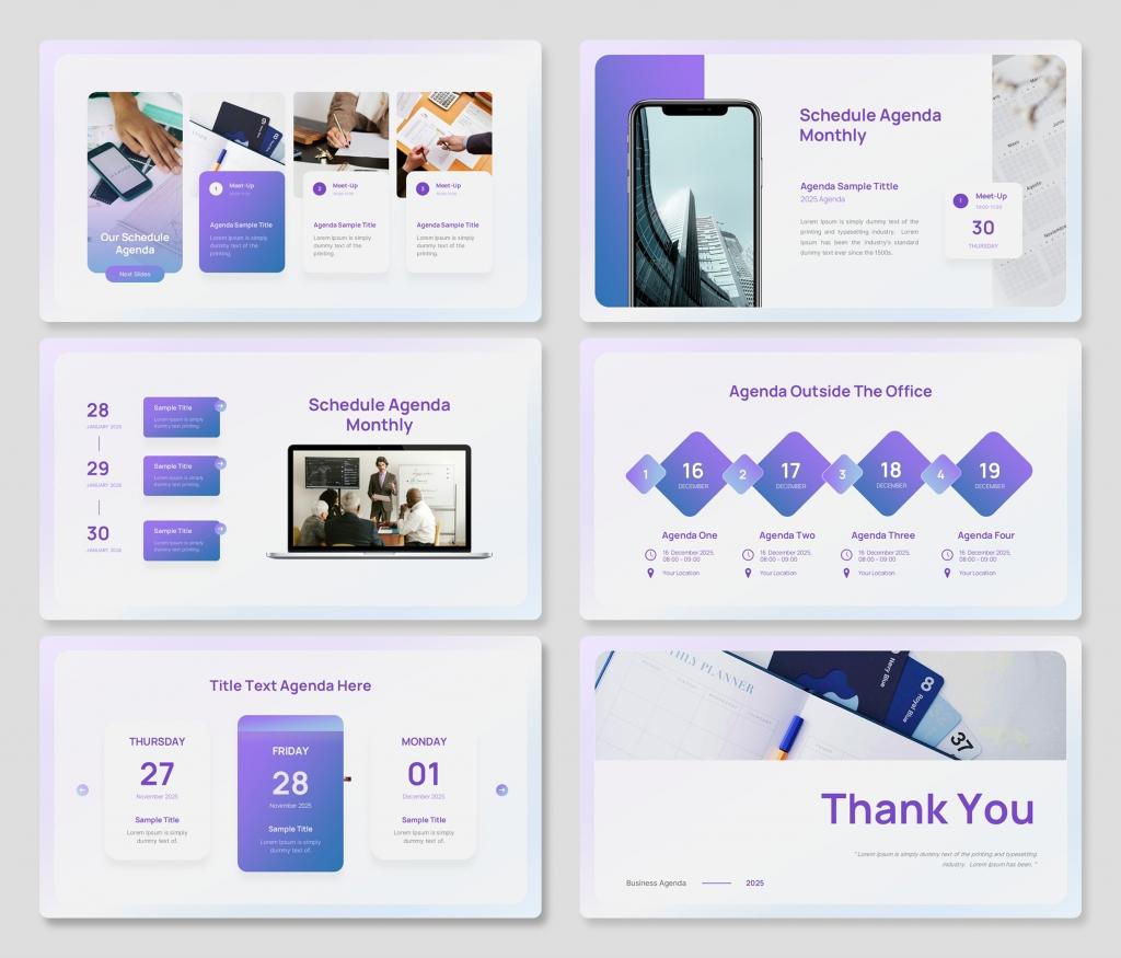 Bizgen - Business Agenda PowerPoint Presentation Template