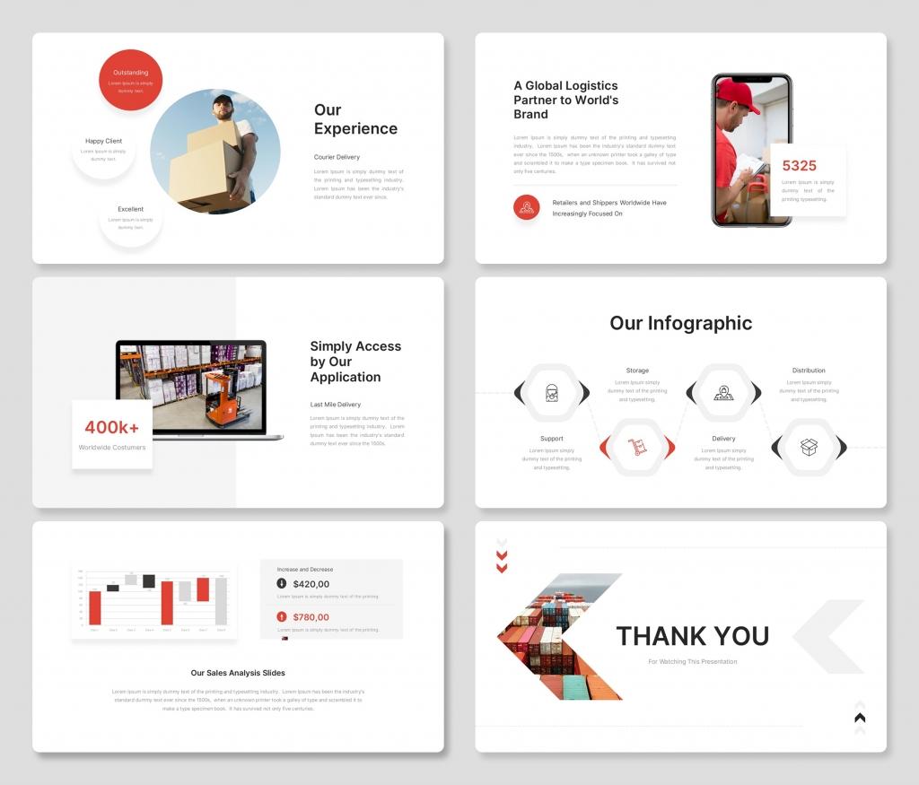 Express - Logistic & Shipping PowerPoint Presentation Template