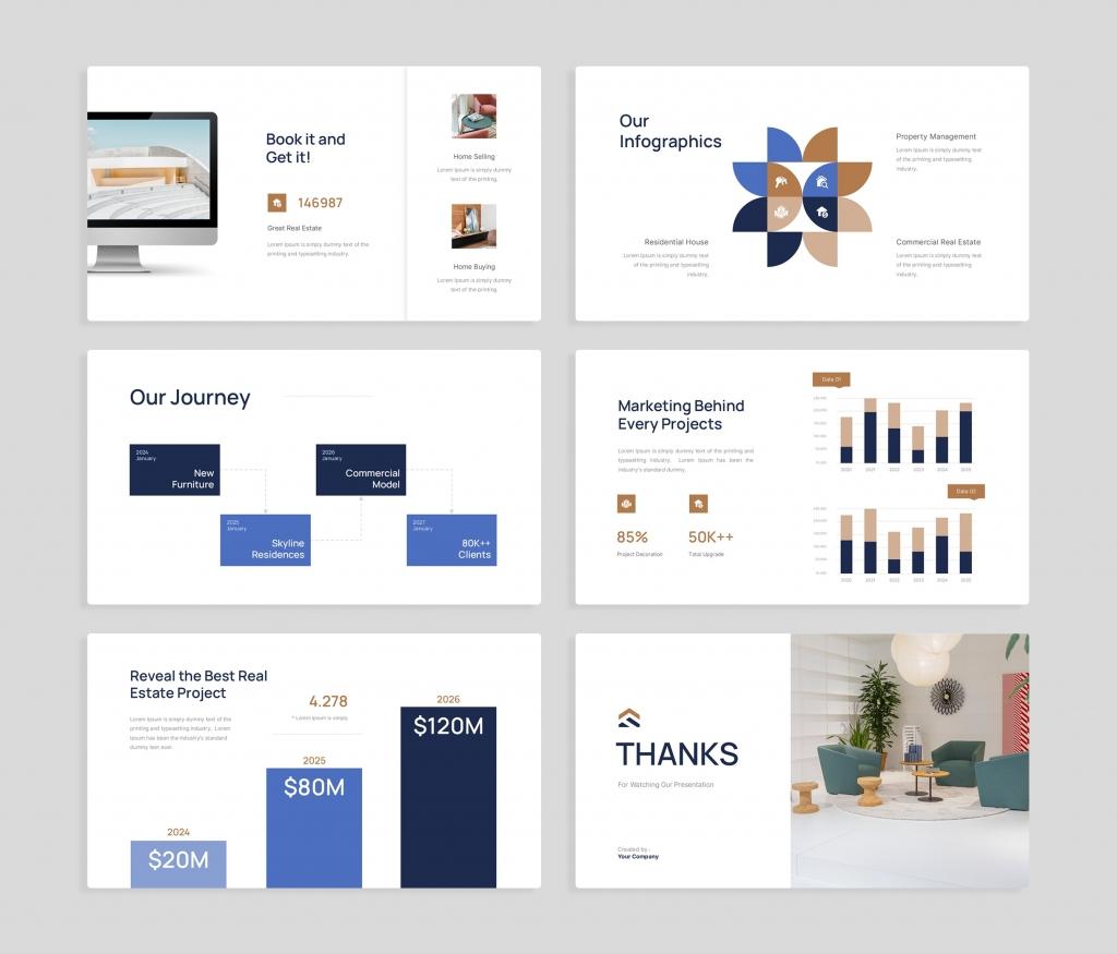 Lumereal - Real Estate PowerPoint Presentation Template