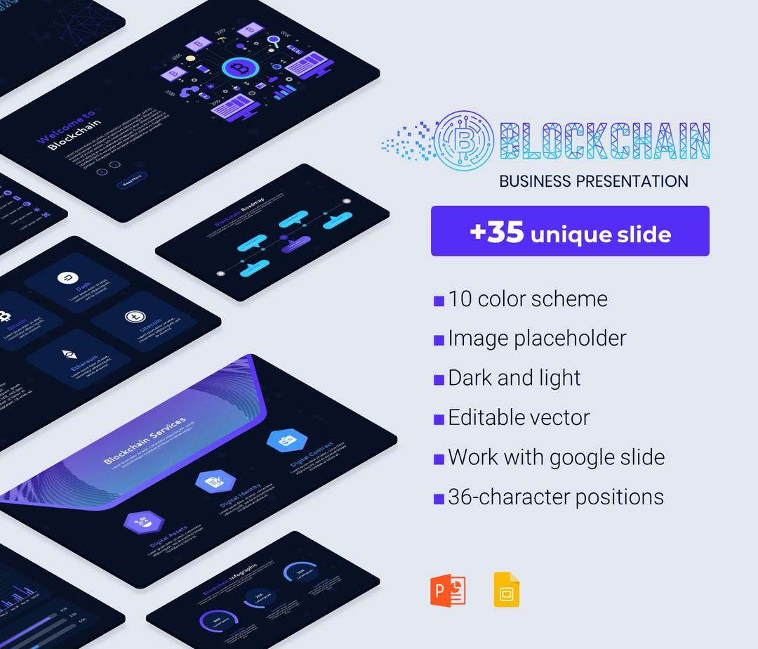 Best Blockchain and Cryptocurrency PPT Templates