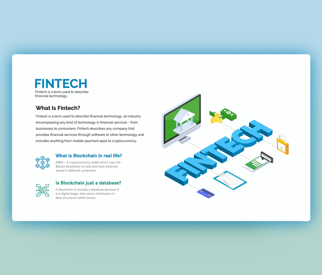 Top Fintech PowerPoint Templates Professional and Modern