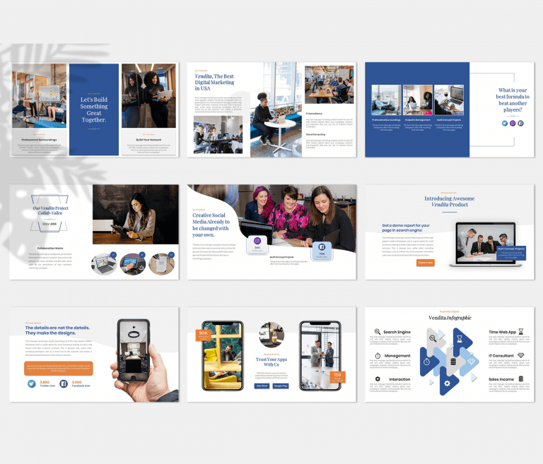Google Slides Minimal Presentations Templates