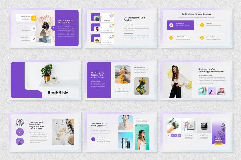 Business PowerPoint Presentations Template for different uses