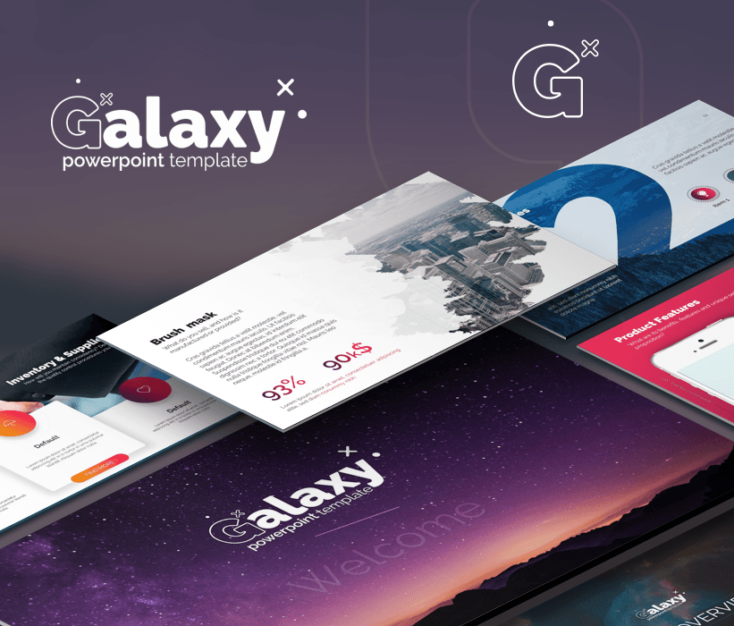 Galaxy Pitch Deck PowerPoint Template