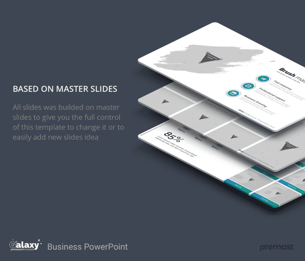 Galaxy Pitch Deck PowerPoint Template