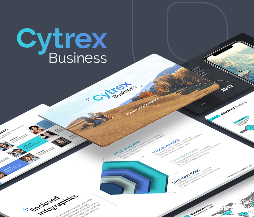 Cytrex - Business Plan PowerPoint Template
