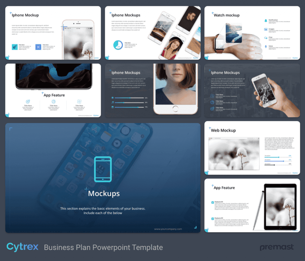 Cytrex - Business Plan PowerPoint Template