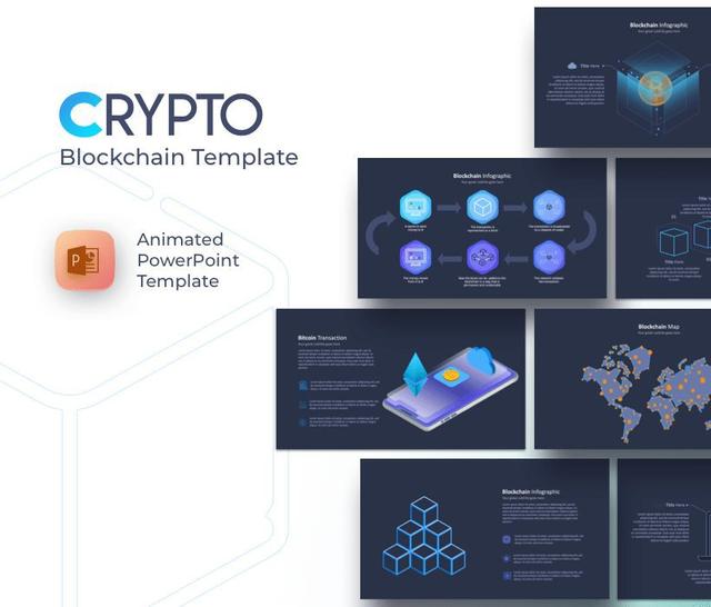 Blockchain & Cryptocurrency PowerPoint Template