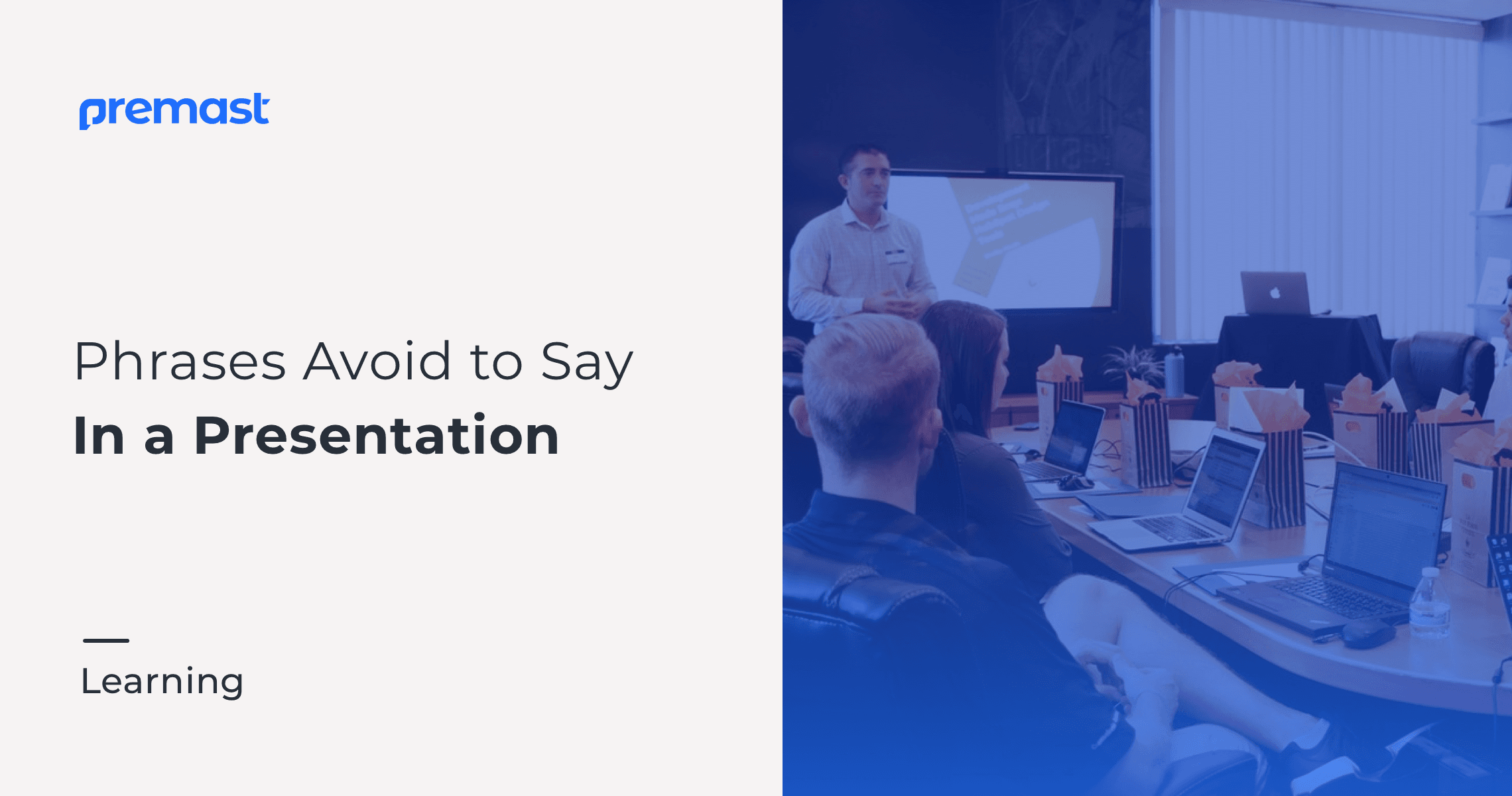 Phrases Avoid To Say In A Presentation