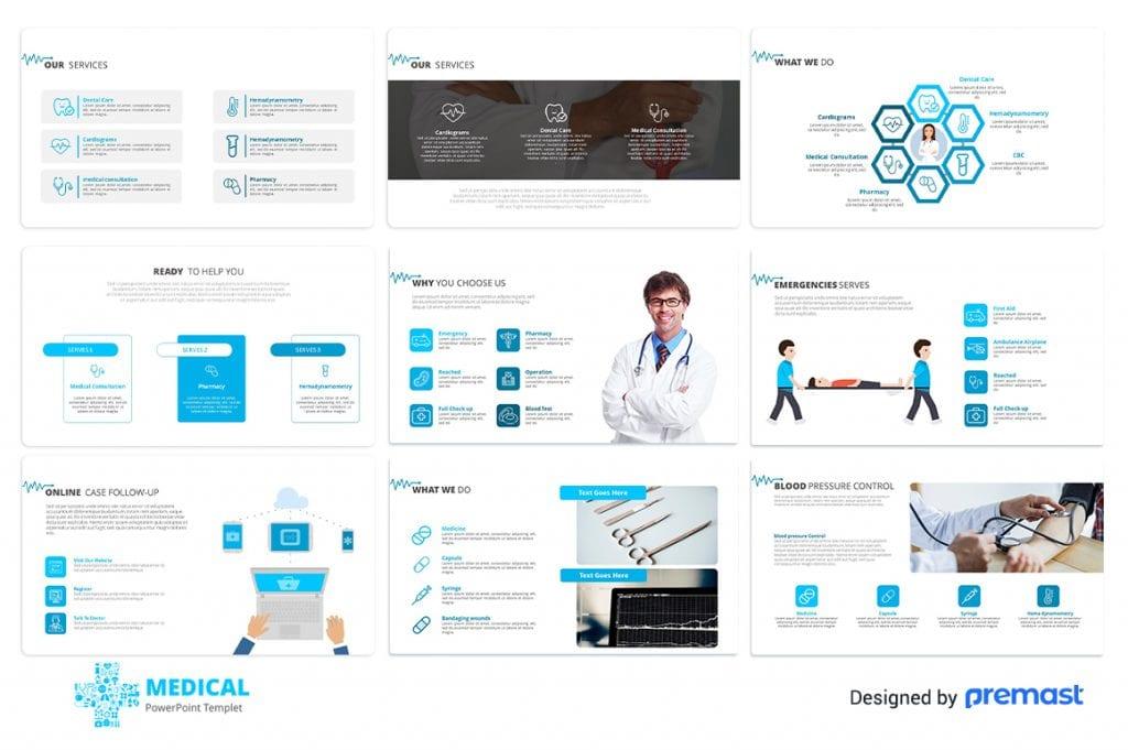 Medical Presentation PPT Template Based on Real Medical Data