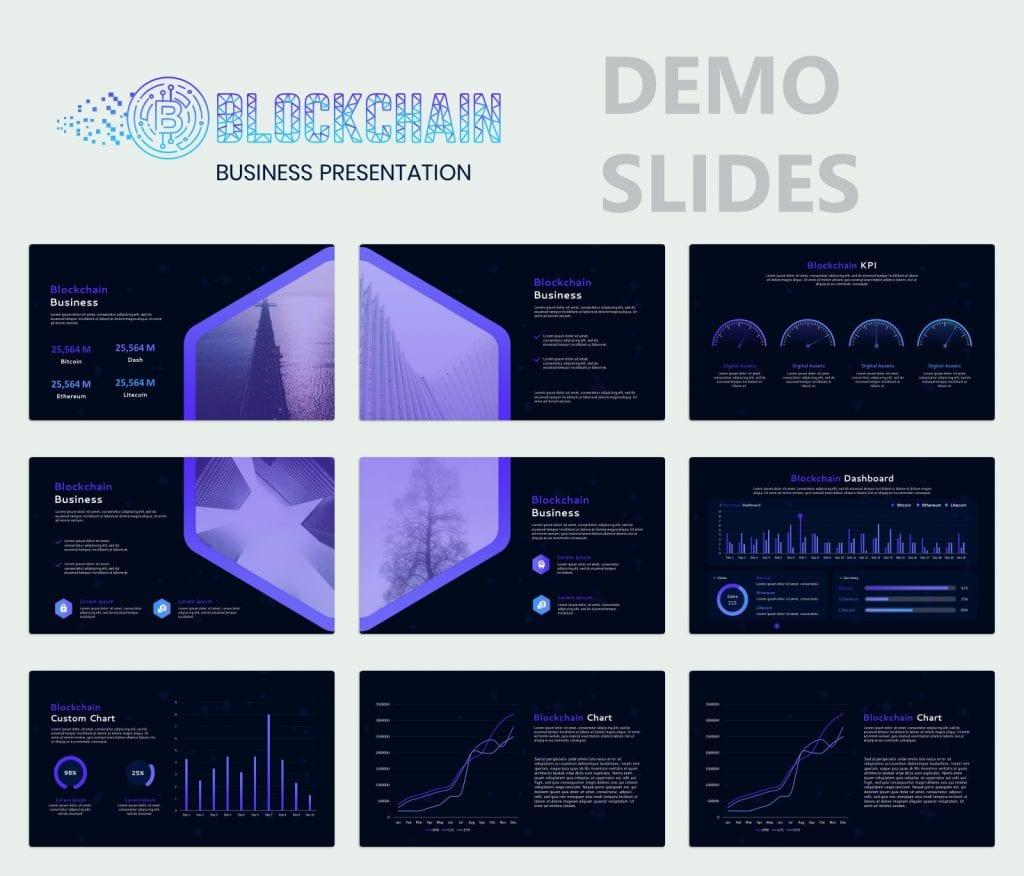 Blockchain PPT Business Presentation Template