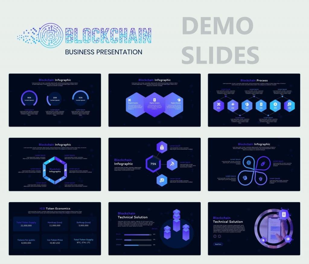 Blockchain PPT Business Presentation Template