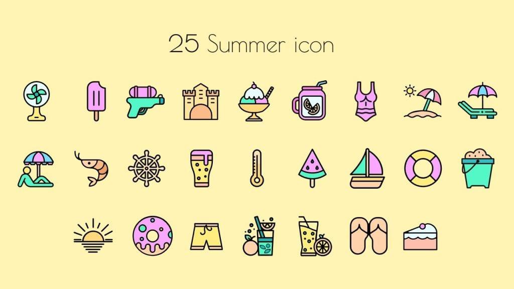 25 Summer Icons
