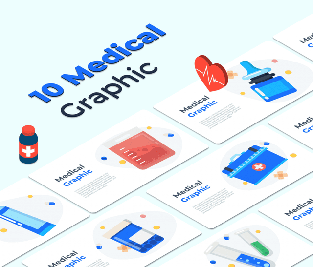 10 medical graphic PowerPoint slides