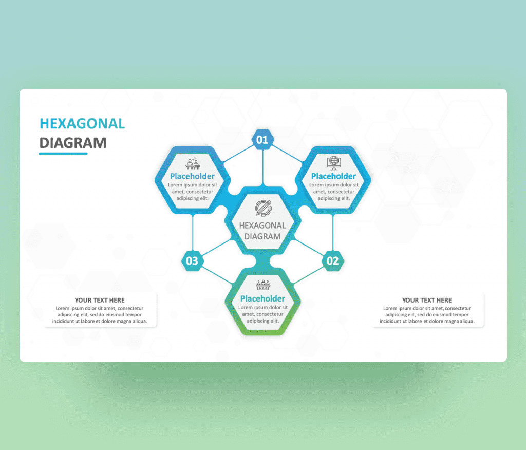 Hexagonal Diagram Infographics