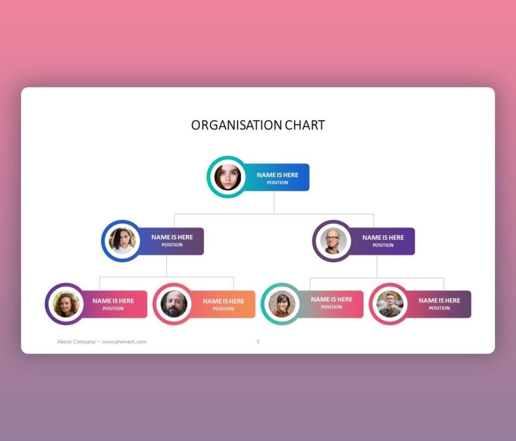Organization Chart PowerPoint Template
