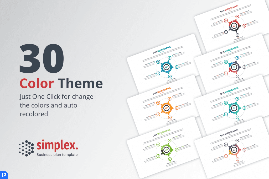 Simplex Business Plan PowerPoint Template