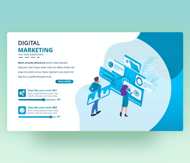 Free Digital Marketing PPT Slide