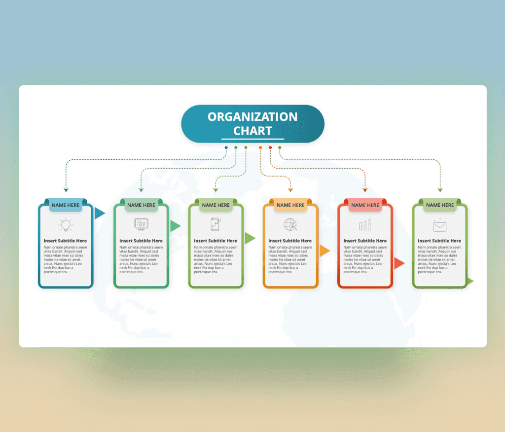 Organizational Chart PowerPoint Slide Template