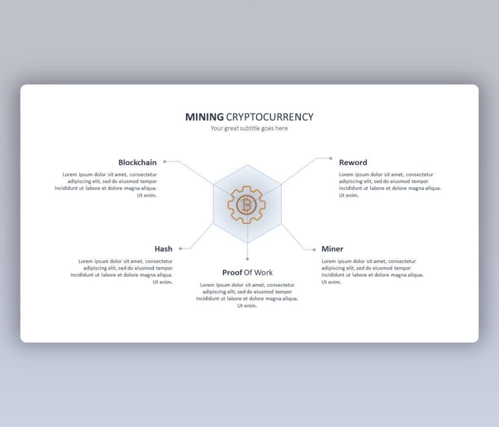 Mining Cryptocurrency PPT Template Free Download