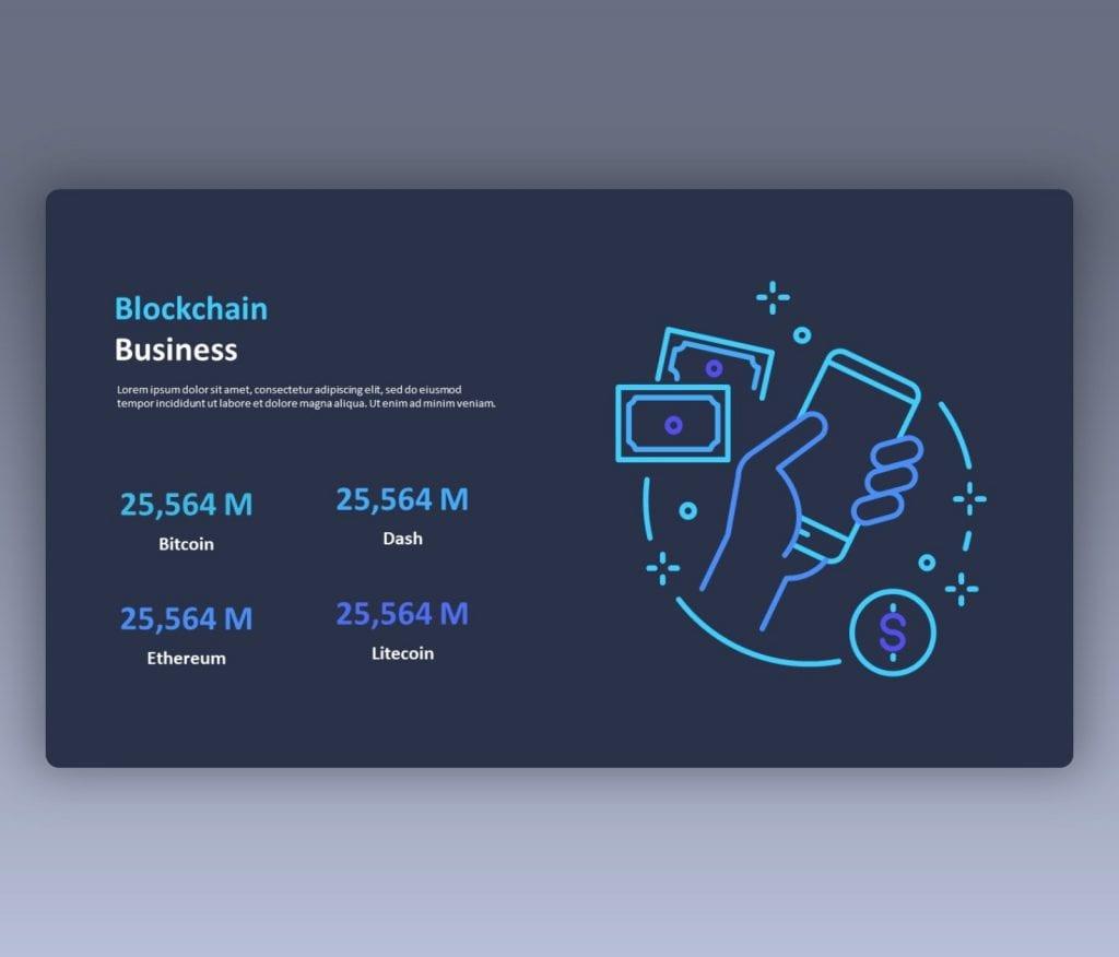Blockchain Presentation Slide for Business