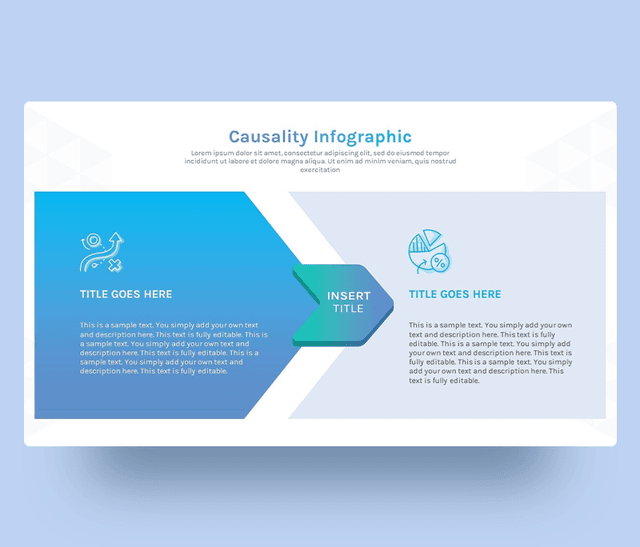 Causality Infographic PowerPoint Template