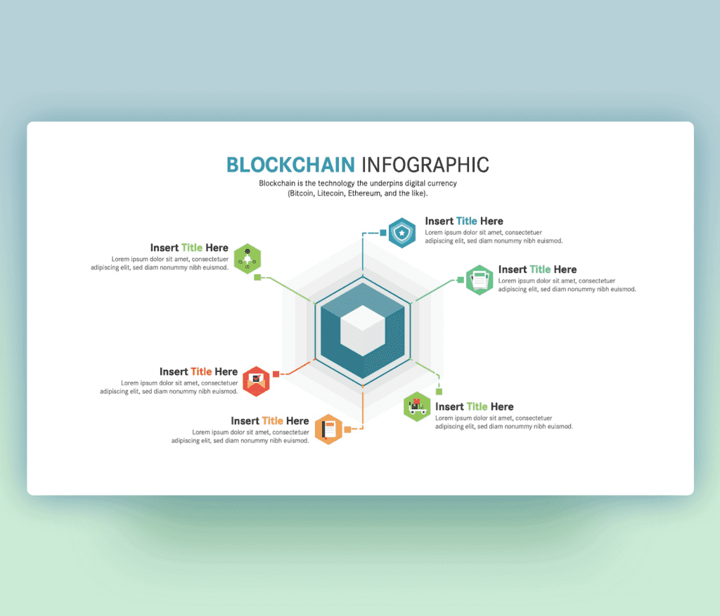 Blockchain Technology Infographic PowerPoint Template