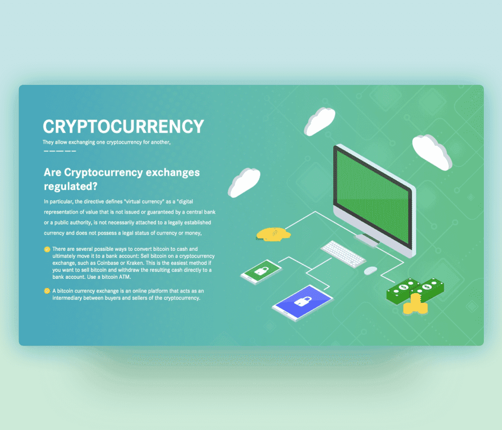 Cryptocurrency Exchange Regulation - PowerPoint Template